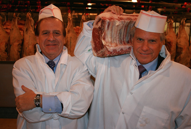 Owners Marc & Greg Sherry hand select all the beef served at Old Homestead