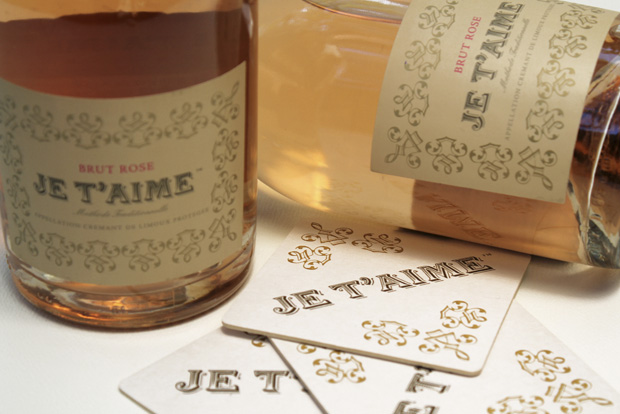 Je T'aime Brut Rose is a fantastic sparkling wine produced and bottled in France