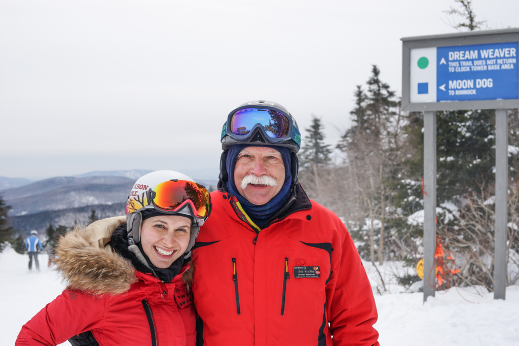 Okemo Mountain Ambassadors can be found all over the mountain to make sure everyone is skiing safe and having a great time. 