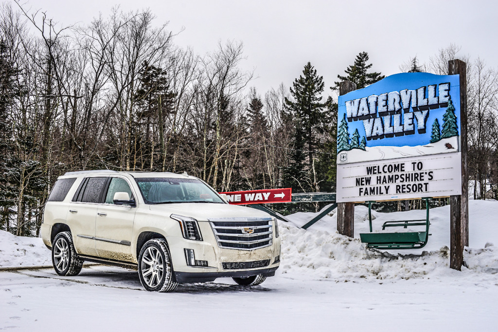 A Cadillac Escalade is the perfect on-mountain ride