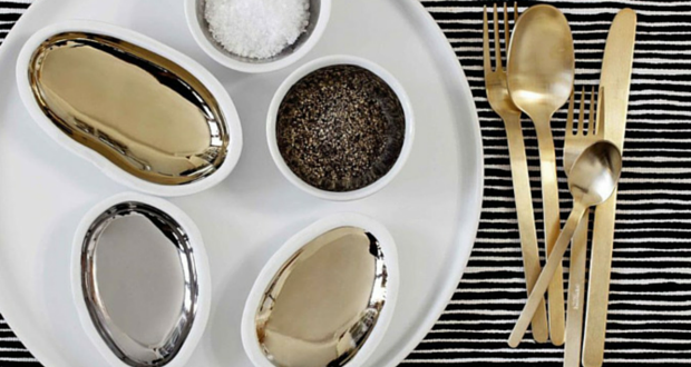 Gold Flatware from Herdmar's High Range Collection