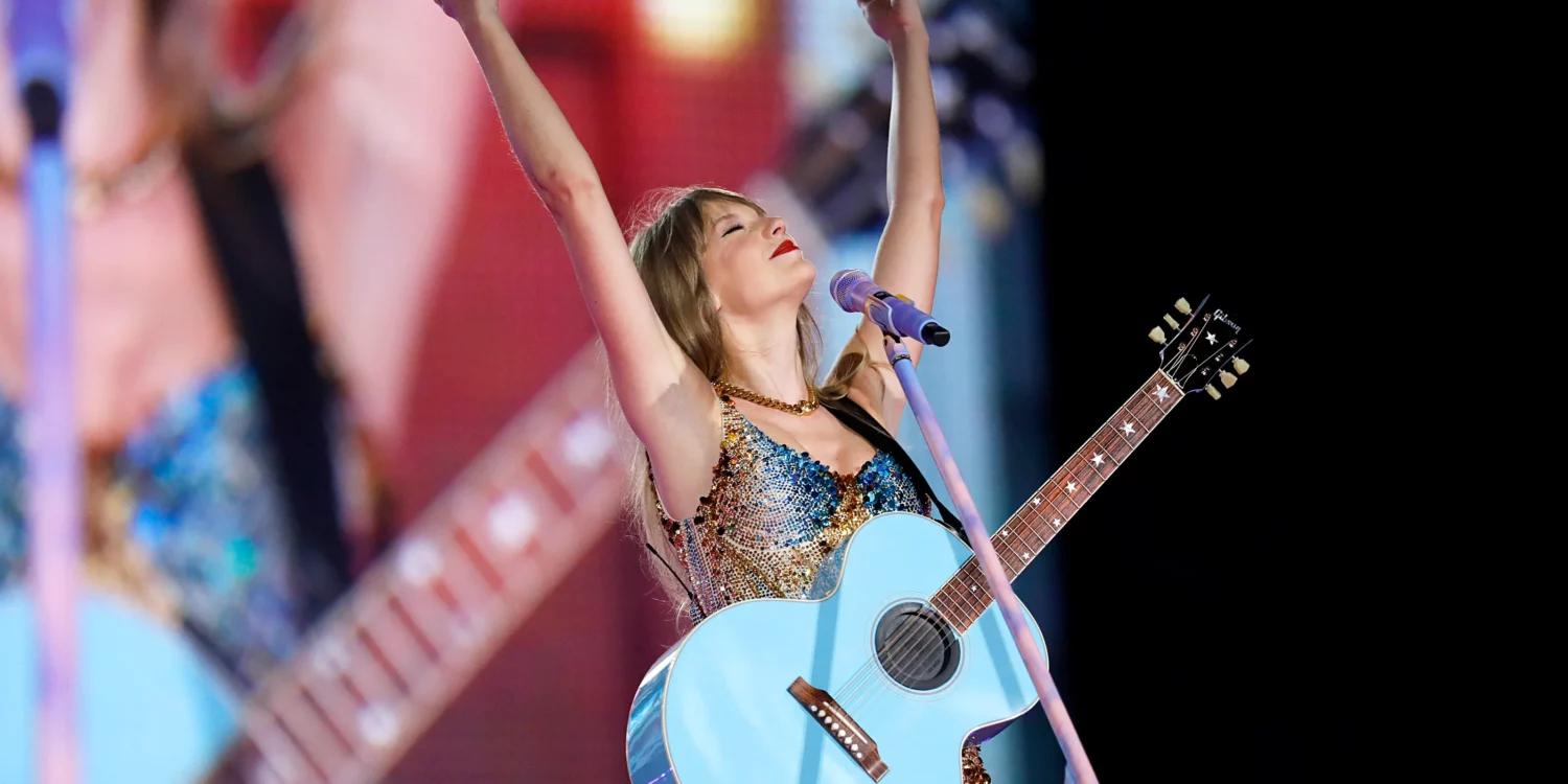 Taylor Swift performs during the Era's Tour.